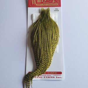 Premier Angling - Whiting Pro Grade Cape Grizzly Dyed Olive