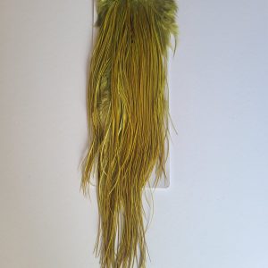 Premier Angling - Whiting Pro Grade Midge Saddle White dyed Olive