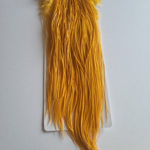 Premier Angling - Whiting Pro Grade Midge Saddle White dyed Golden Straw