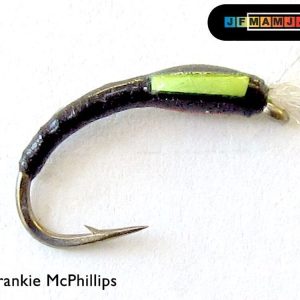 Premier Angling - FLY Black Chartreuse Epoxy Buzzer