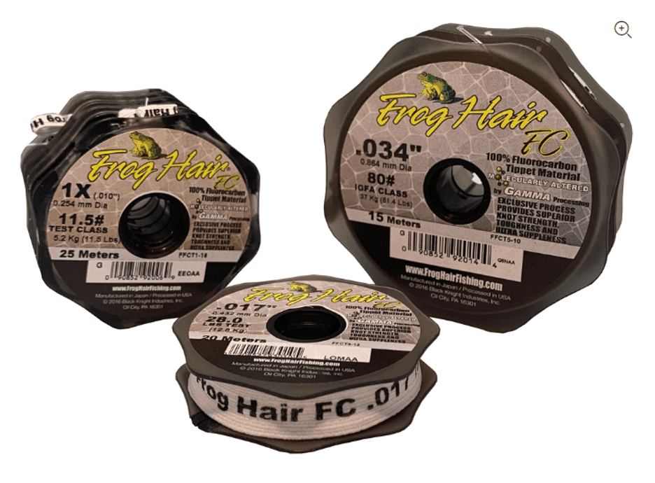 Premier Angling - Frog Hair Fluorocarbon Tippet 100m Spools