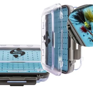 Premier Angling - SnowBee 'Easy-Vue'Waterproof Silicone Foam Fly Box L 14757